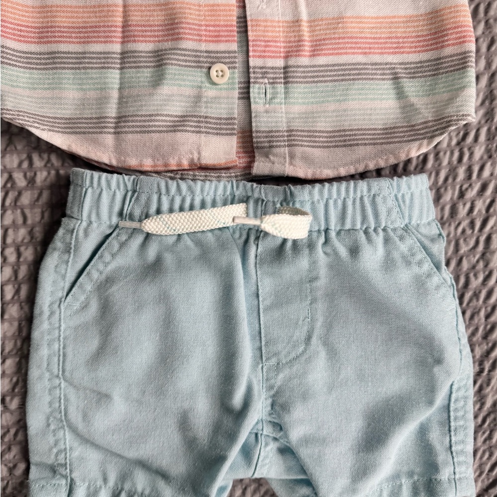 ⚠️Eddie Bauer Shirt and Blue Shorts Set⚠️ - Picture 2 of 3